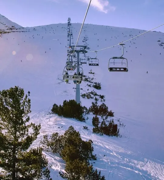Ski resort Bansko in winter