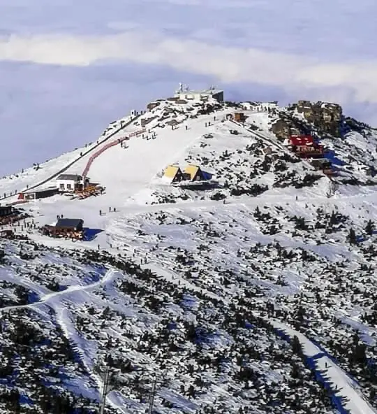 Ski resort Borovets in winter