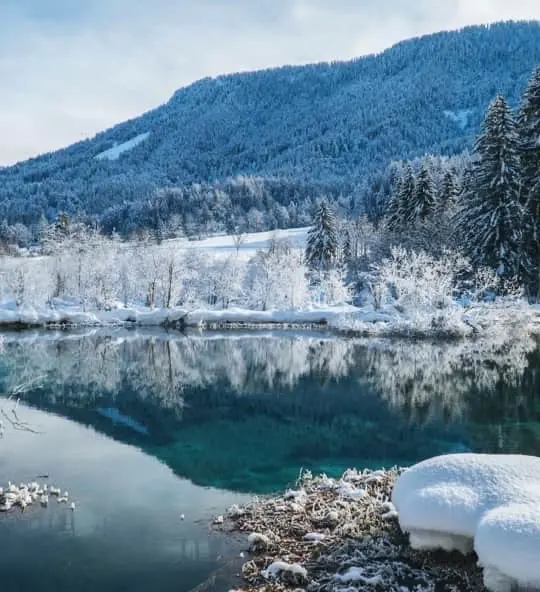 Ski resort Kranjska Gora in winter