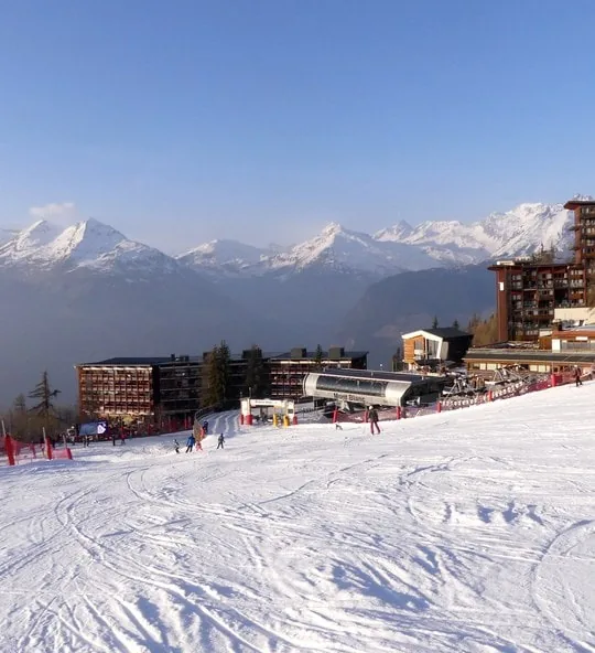 Station de ski Les Arcs 1600 en hiver