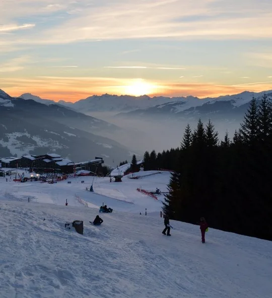 Station de ski Les Arcs 1800 en hiver