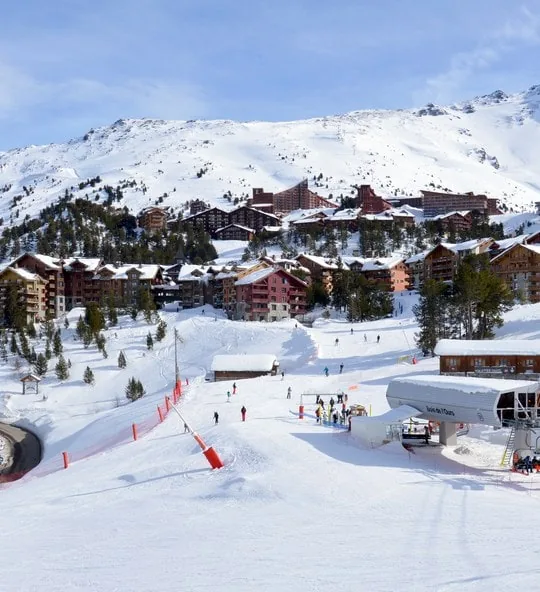 Station de ski Les Arcs 1950 en hiver