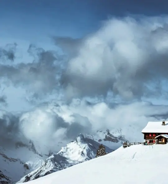 Ski resort Nendaz in winter