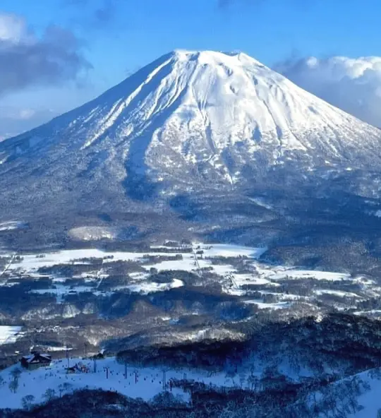 Ski resort Niseko Grand Hirafu in winter