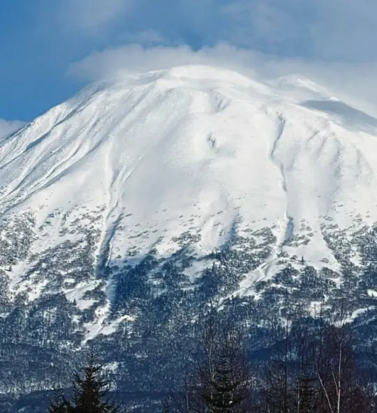 Ski resort Niseko Village in winter