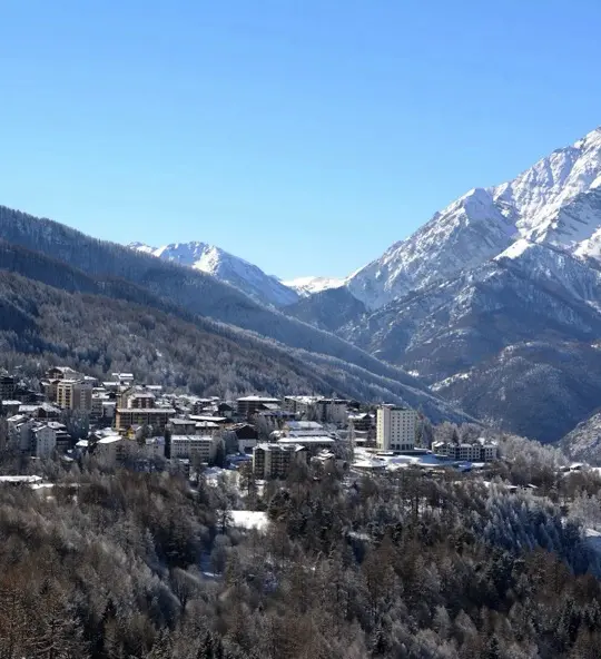Skigebiet Sauze d`Oulx im Winter