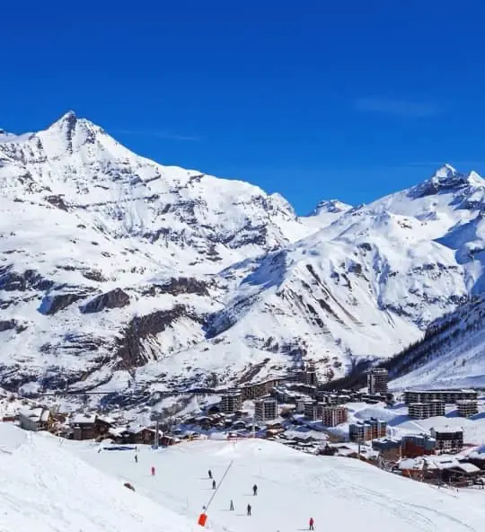 Station de ski Tignes en hiver