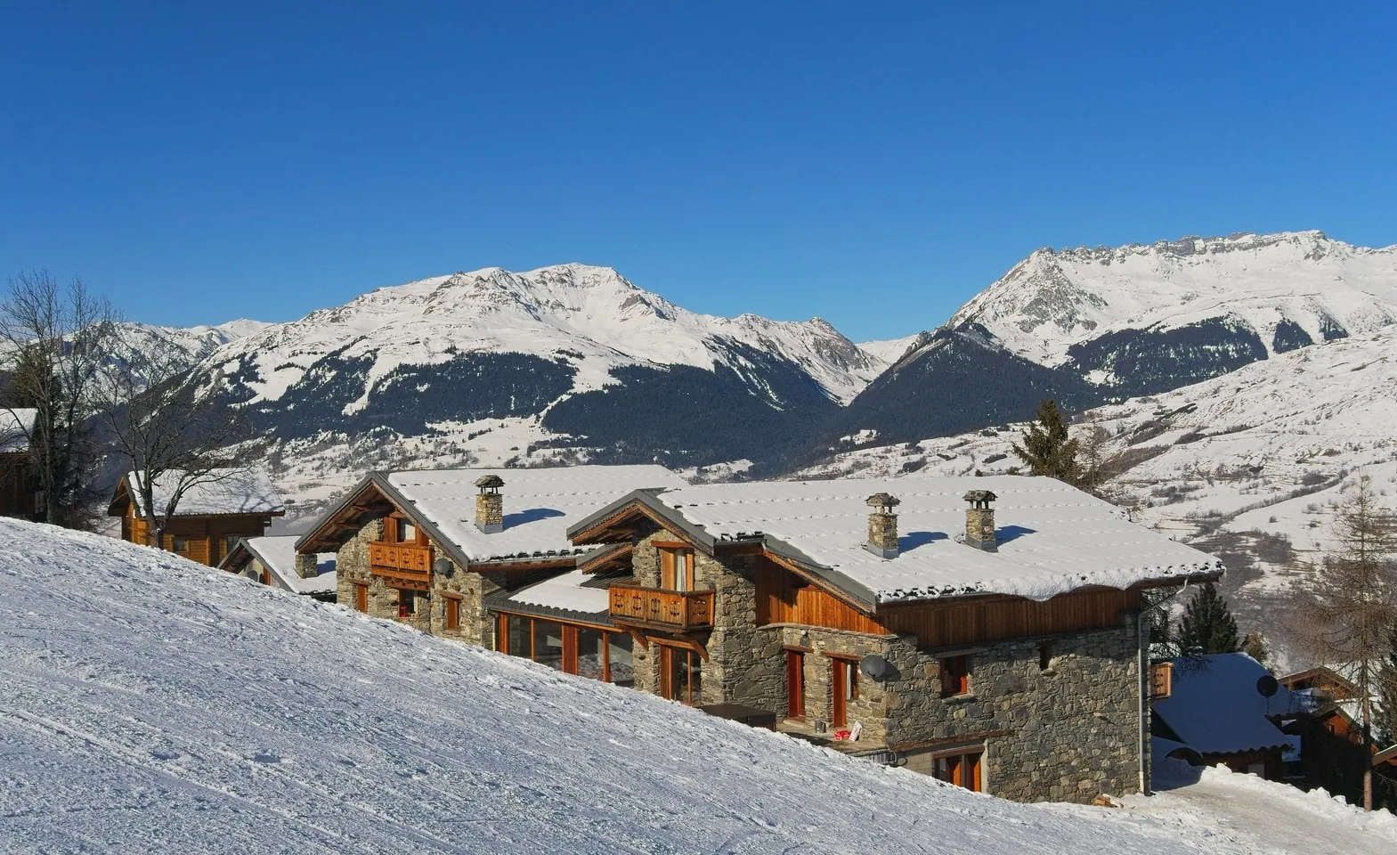 Ski lessons La Plagne Montchavin
